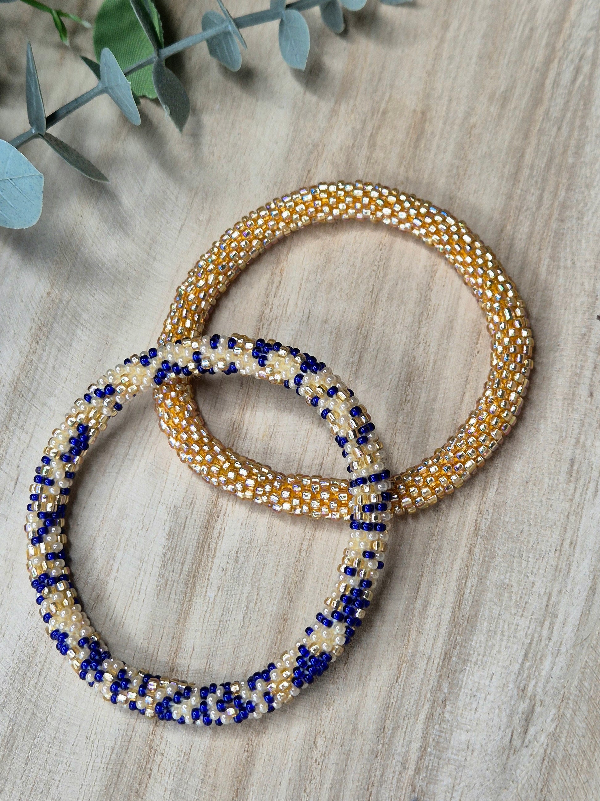 Nepal-Armband Gold/Kupfer, handgefertigt, Symbol für Verbundenheit, Kollektion Mahalo
