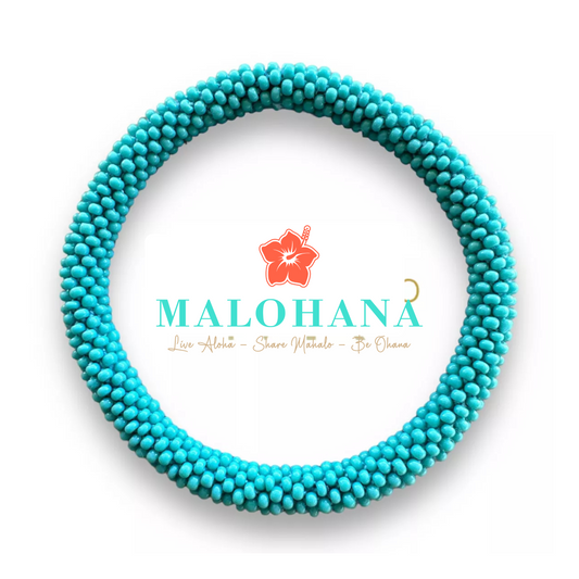 Handgemachtes nepalesisches Armband in Türkis, Unikat, Symbol für Harmonie & Lebensfreude, Malohana