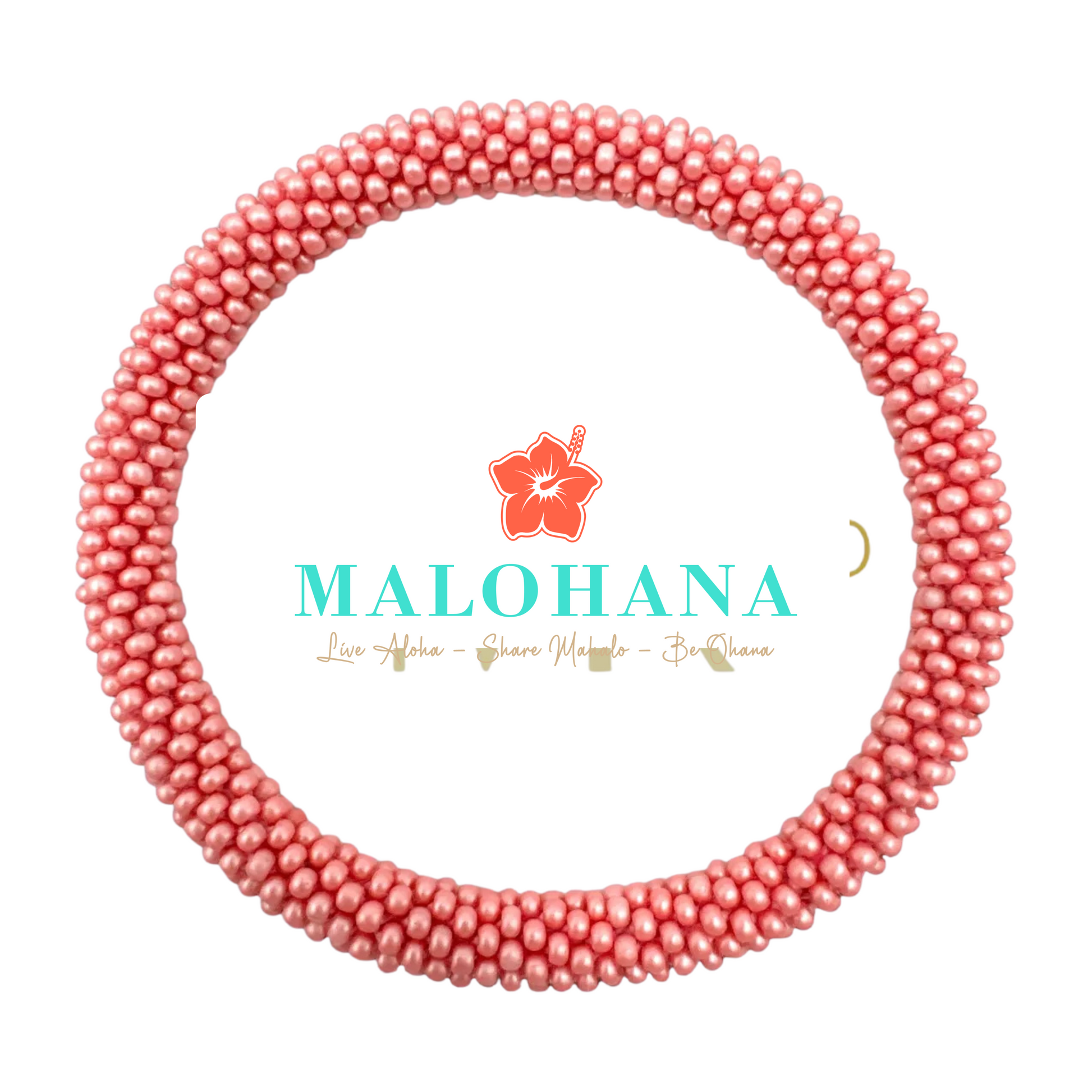 Handgemachtes nepalesisches Armband in Rosa, Unikat, Symbol für Liebe & Achtsamkeit, Malohana