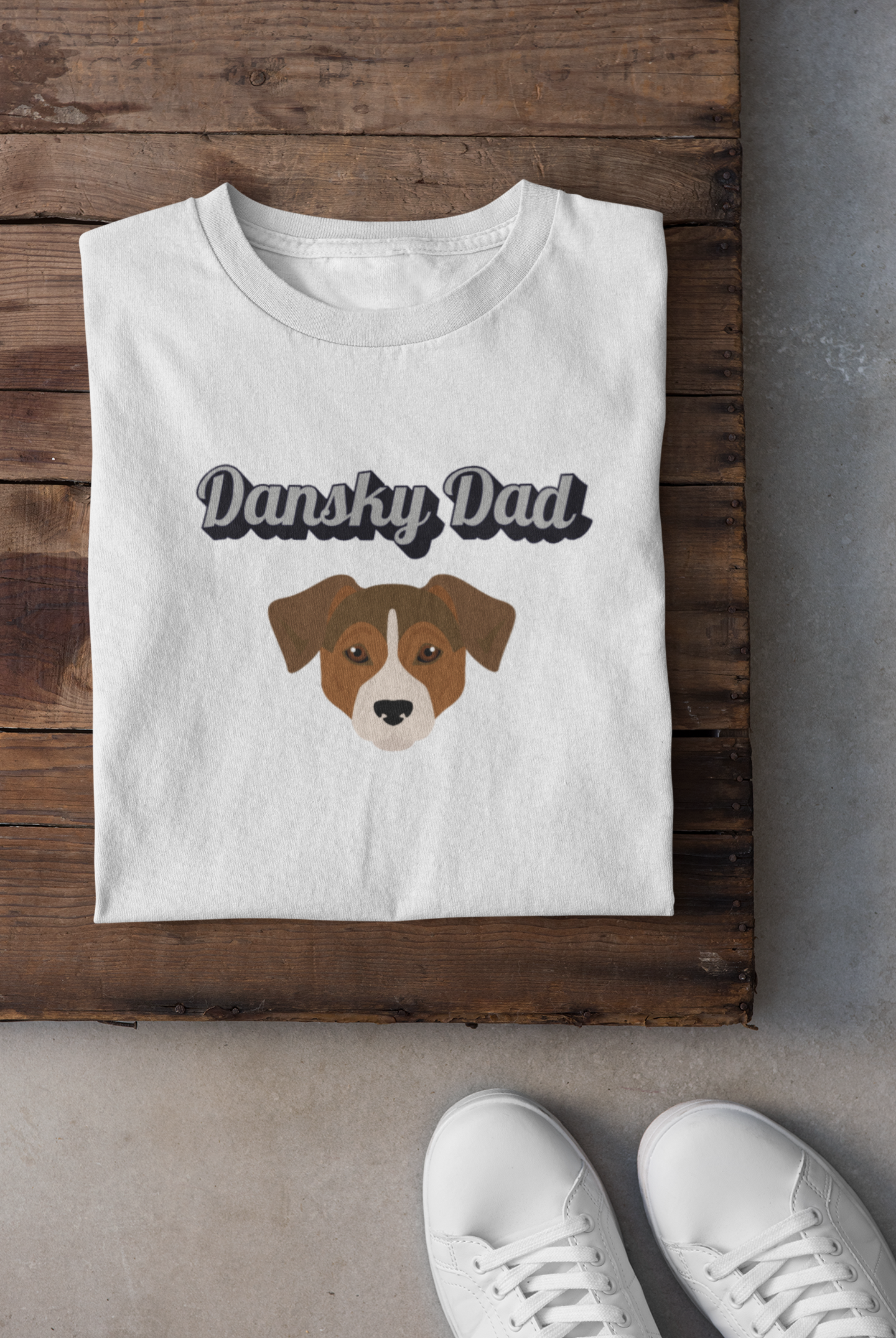Dansky Dad T-Shirt, Jungenmodell, perfektes Geschenk für stolze Hundebesitzer, Malohana