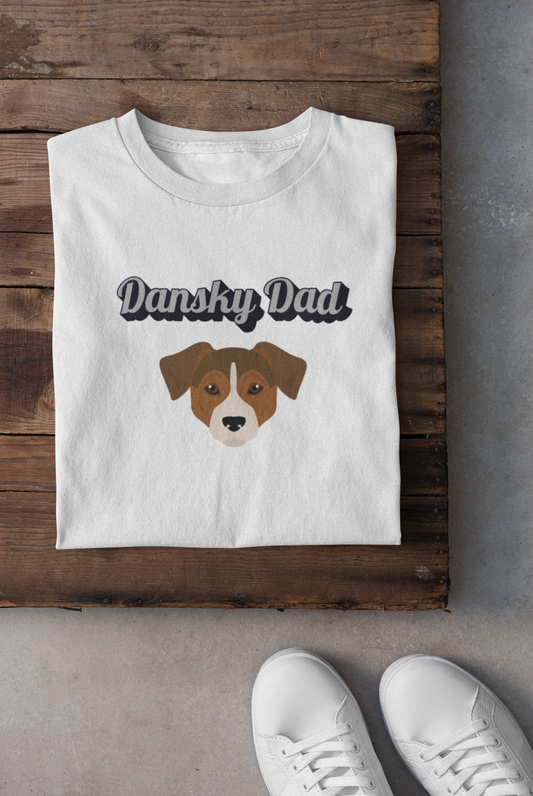 Dansky Dad T-Shirt, Jungenmodell, perfektes Geschenk für stolze Hundebesitzer, Malohana