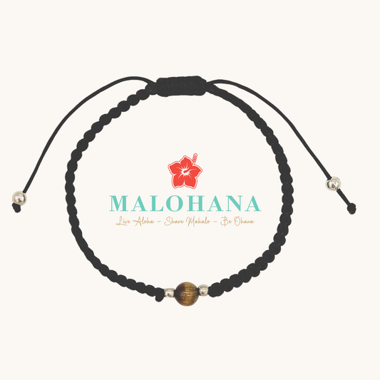 Gewebtes Nepalesisches Herrenarmband – Schwarz