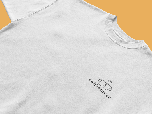 Coffeelover T-Shirt mit Tassenmotiv, Solo-Ansicht, perfektes Geschenk für Kaffeeliebhaber, Malohana