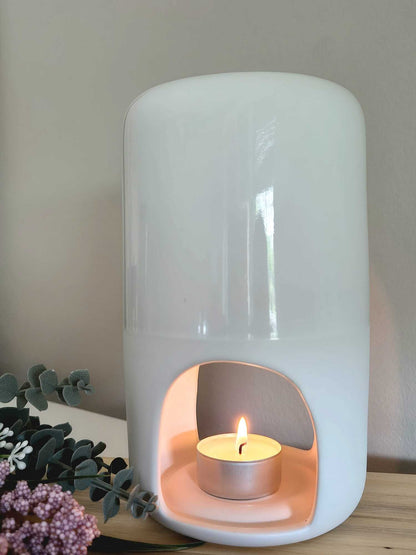 Duftlampe Weiß glänzend / matt